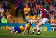 24 July 2016; Joe Canning of Galway celebrates after scoring his side's second goal during the GAA Hurling All-Ireland Senior Championship quarter final match between Clare and Galway at Semple Stadium in Thurles, Co Tipperary. Photo by Stephen McCarthy/Sportsfile