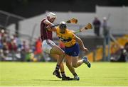 24 July 2016; John Conlon of Clare in action against Gearóid McInerney of Galway during the GAA Hurling All-Ireland Senior Championship quarter final match between Clare and Galway at Semple Stadium in Thurles, Co Tipperary. Photo by Daire Brennan/Sportsfile