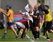24 July 2016; Clare manager Davy Fitzgerald appeals the match officials decision during the GAA Hurling All-Ireland Senior Championship quarter final match between Clare and Galway at Semple Stadium in Thurles, Co Tipperary. Photo by Stephen McCarthy/Sportsfile