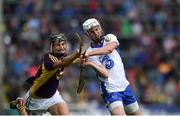 24 July 2016; Brian O'Halloran of Waterford in action against Jack O'Connor of Wexford during the GAA Hurling All-Ireland Senior Championship quarter final match between Wexford and Waterford at Semple Stadium in Thurles, Co Tipperary. Photo by Daire Brennan/Sportsfile