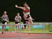 24 July 2016; Seren O'Toole of Galway City Harriers AC, Co Galway, on her way to winning the U15 Women's 250m Hurdle event during Day 3 of the GloHealth National Juvenile Track & Field Championships at Tullamore Harriers Stadium in Tullamore, Co. Offaly. Photo by Sam Barnes/Sportsfile