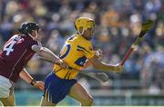 24 July 2016; Colm Galvin of Clare in action against Pádraic Mannion of Galway during the GAA Hurling All-Ireland Senior Championship quarter final match between Clare and Galway at Semple Stadium in Thurles, Co Tipperary. Photo by Daire Brennan/Sportsfile