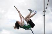 24 July 2016; Shane Power of St Joseph's AC, Co Kilkenny on their way to winning the U19 Men Pole Vault event during Day 3 of the GloHealth National Juvenile Track & Field Championships at Tullamore Harriers Stadium in Tullamore, Co. Offaly. Photo by Sam Barnes/Sportsfile