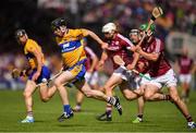 24 July 2016; Tony Kelly of Clare in action against Adrian Tuohy of Galway during the GAA Hurling All-Ireland Senior Championship quarter final match between Clare and Galway at Semple Stadium in Thurles, Co Tipperary. Photo by Stephen McCarthy/Sportsfile