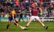 24 July 2016; Joe Canning of Galway in action against David Reidy of Clare during the GAA Hurling All-Ireland Senior Championship quarter final match between Clare and Galway at Semple Stadium in Thurles, Co Tipperary. Photo by Stephen McCarthy/Sportsfile