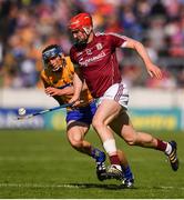 24 July 2016; Joe Canning of Galway in action against David McInereny of Clare during the GAA Hurling All-Ireland Senior Championship quarter final match between Clare and Galway at Semple Stadium in Thurles, Co Tipperary. Photo by Stephen McCarthy/Sportsfile