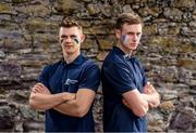 25 July 2016; Tipperary’s Ronan Maher and Waterford’s Austin Gleeson are pictured in Carrick-on-Suir, located close to the border of Tipperary and Waterford ahead of the Bord Gáis Energy GAA Hurling U-21 Munster Final.  The two counties will go head to head at Walsh Park in Waterford on Wednesday night aiming to succeed Limerick as provincial champions. The game takes place on Wednesday, July 27th at Walsh Park in Waterford with a 7.00 throw-in time. The game will be broadcast live on TG4. Photo by Stephen McCarthy/Sportsfile