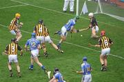 5 September 2010; Noel McGrath, 13, Tipperary, knocks the sliothar past Kilkenny goalkeeper PJ Ryan for his side's third goal. GAA Hurling All-Ireland Senior Championship Final, Kilkenny v Tipperary, Croke Park, Dublin. Picture credit: Brendan Moran / SPORTSFILE