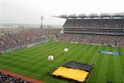 5 September 2010; The Kilkenny team warm-up before the game. GAA Hurling All-Ireland Senior Championship Final, Kilkenny v Tipperary, Croke Park, Dublin. Picture credit: Brendan Moran / SPORTSFILE