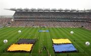 5 September 2010; The Kilkenny team run out onto the pitch before the game. GAA Hurling All-Ireland Senior Championship Final, Kilkenny v Tipperary, Croke Park, Dublin. Picture credit: Brendan Moran / SPORTSFILE