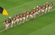 5 September 2010; The Kilkenny team during the pre-match parade before the game. GAA Hurling All-Ireland Senior Championship Final, Kilkenny v Tipperary, Croke Park, Dublin. Picture credit: Brendan Moran / SPORTSFILE