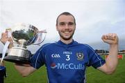 18 September 2010; Colin Brady, captain of St. Gall's, Co. Antrim, celebrates with the cup after beating Bellaghy, Co. Derry, in the final of the 2010 o'neills.com Kilmacud Crokes All-Ireland Football Sevens. The competition, now in its 38th year, attracted top club teams from all over Ireland and provided a day of fantastic football for GAA fans. o'neills.com Kilmacud Crokes All-Ireland Football Sevens Tournament 2010, Kilmacud Crokes GAA Club, Stillorgan, Co. Dublin. Photo by Sportsfile