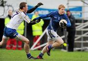 18 September 2010; Terry O'Neill, St. Gall's, Co. Antrim, in action against Joe Diver, Bellaghy, Co. Derry, during the final of the 2010 o'neills.com Kilmacud Crokes All-Ireland Football Sevens. The competition, now in its 38th year, attracted top club teams from all over Ireland and provided a day of fantastic football for GAA fans. o'neills.com Kilmacud Crokes All-Ireland Football Sevens Tournament 2010, Kilmacud Crokes GAA Club, Stillorgan, Co. Dublin. Photo by Sportsfile
