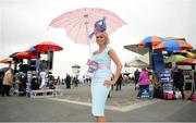 25 July 2016; Corinna Hynes, from Beltra, Co Sligo, at the Galway Races in Ballybrit, Co Galway. Photo by Cody Glenn/Sportsfile