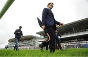 25 July 2016; Trainer Aidan O'Brien walks the course at the Galway Races in Ballybrit, Co Galway. Photo by Cody Glenn/Sportsfile