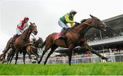 25 July 2016; Ted Veale, right, with Steve Clements up, and Benkei, with Jamie Codd up, run in the Connacht Hotel (Q.R.) Handicap at the Galway Races in Ballybrit, Co Galway. Photo by Cody Glenn/Sportsfile