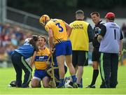 24 July 2016; Patrick O'Connor of Clare receives medical attention during the GAA Hurling All-Ireland Senior Championship quarter final match between Clare and Galway at Semple Stadium in Thurles, Co Tipperary. Photo by Daire Brennan/Sportsfile