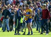24 July 2016; A Clare supporter consoles Cian Dillon of Clare after the GAA Hurling All-Ireland Senior Championship quarter final match between Clare and Galway at Semple Stadium in Thurles, Co Tipperary. Photo by Daire Brennan/Sportsfile