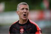 23 July 2016; Derry manager Damian Barton during their GAA Football All-Ireland Senior Championship, Round 4A, game at Kingspan Breffni Park in Co Cavan. Photo by Oliver McVeigh/Sportsfile