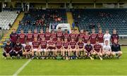 23 July 2016; The Galway squad before their Electric Ireland GAA Hurling All-Ireland Minor Championship, Quarter-Final, game between Antrim and Galway at Kingspan Breffni Park in Co Cavan. Photo by Oliver McVeigh/Sportsfile