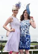 26 July 2016; Sisters Stephanie, left, and Rebecca Casserly, from Oranmore, Co Galway, at the Galway Races in Ballybrit, Co Galway. Photo by Cody Glenn/Sportsfile