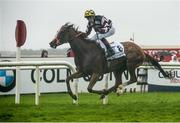 26 July 2016; Creggs Pipes, with Declan McDonogh up, cross the line to win the Colm Quinn BMW Mile Handicap at the Galway Races in Ballybrit, Co Galway. Photo by Cody Glenn/Sportsfile