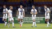 26 July 2016; Dundalk players after the UEFA Champions League Third Qualifying Round 1st Leg match between BATE Borisov and Dundalk at Borisov Arena in Borisov, Belarus. Photo by Sportsfile