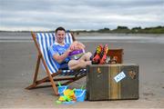 27 July 2016; Dublin senior footballer Philly McMahon was at Portmarnock beach today to promote AIG Insurance’s offer of a 10% discount when travel insurance is bought online. Go to www.aig.ie or call 1800 344 455 for a quote. Portmarnock Beach, Portmarnock, Co Dublin. Photo by Stephen McCarthy/Sportsfile