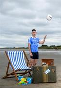 27 July 2016; Dublin senior footballer Philly McMahon was at Portmarnock beach today to promote AIG Insurance’s offer of a 10% discount when travel insurance is bought online. Go to www.aig.ie or call 1800 344 455 for a quote. Portmarnock Beach, Portmarnock, Co Dublin. Photo by Stephen McCarthy/Sportsfile