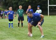 27 July 2016; Rob Kearney of Leinster in action during the Bank of Ireland Leinster Rugby Summer Camp at Clondalkin RFC in Kingswood Cross, Dublin. Photo by Daire Brennan/Sportsfile