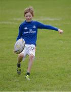 27 July 2016; George Wells, age 9, from Newbridge, during the Bank of Ireland Leinster Rugby Summer Camp at Cill Dara RFC in Dunmurray West, Kildare. Photo by Piaras Ó Mídheach/Sportsfile