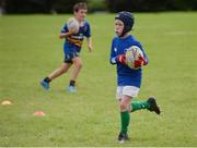 27 July 2016; Charles Lawless, age 10, from the Curragh, during the Bank of Ireland Leinster Rugby Summer Camp at Cill Dara RFC in Dunmurray West, Kildare. Photo by Piaras Ó Mídheach/Sportsfile