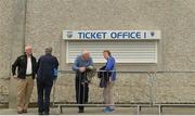 27 July 2016; Spectators await the opening of the ticket office before the Bord Gáis Energy Munster GAA Hurling U21 Championship Final match between Waterford and Tipperary at Walsh Park in Waterford. Photo by Eóin Noonan/Sportsfile