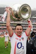 19 September 2010; Paul Kerrigan of Cork celebrates with the Sam Maguire Cup following victory in the GAA Football All-Ireland Senior Championship Final match between Down and Cork at Croke Park in Dublin. Photo by Ray McManus/Sportsfile