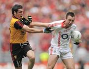 19 September 2010; Paul Kerrigan, Cork, in action against Kevin McKernan, Down. GAA Football All-Ireland Senior Championship Final, Down v Cork, Croke Park, Dublin. Picture credit: Brian Lawless / SPORTSFILE