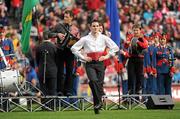 19 September 2010; A general view of the half-time musical entertainment by Liam O'Connor and the members of the Artane School of Music Band. GAA Football All-Ireland Senior Championship Final, Down v Cork, Croke Park, Dublin. Photo by Sportsfile
