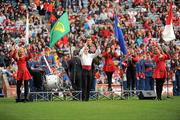 19 September 2010; A general view of the half-time musical entertainment by Liam O'Connor and the members of the Artane School of Music Band. GAA Football All-Ireland Senior Championship Final, Down v Cork, Croke Park, Dublin. Photo by Sportsfile