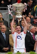 19 September 2010; Donncha O'Connor, Cork, holds aloft the Sam Maguire cup. GAA Football All-Ireland Senior Championship Final, Down v Cork, Croke Park, Dublin. Picture credit: Oliver McVeigh / SPORTSFILE