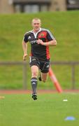 21 September 2010; Munster's Keith Earls trains apart from team-mates during squad training ahead of their Celtic League match against Glasgow Warriors on Friday. Munster Rugby Squad Training, University of Limerick, Limerick. Picture credit: Diarmuid Greene / SPORTSFILE