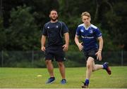 27 July 2016; Coach Gareth Murray gives instructions during a Leinster Rugby School of Excellence Camp at King's Hospital in Liffey Valley, Dublin. Photo by Sam Barnes/Sportsfile