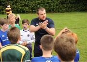 27 July 2016; Coach Corey Carthy gives instructions during a Leinster Rugby School of Excellence Camp at King's Hospital in Liffey Valley, Dublin. Photo by Sam Barnes/Sportsfile