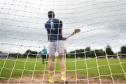 27 July 2016; Antrim goalkeeper Colin Heyden warms up ahead of the Bord Gais Energy Ulster GAA Hurling U21 Championship Final match between Derry and Antrim at Loughgiel Shamrocks GAA Club in Belfast. Photo by David Fitzgerald/Sportsfile
