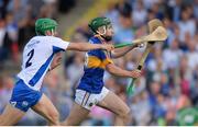 27 July 2016; Conor Lanigan of Tipperary in action against William Hahessy of Waterford during the Bord Gáis Energy Munster GAA Hurling U21 Championship Final match between Waterford and Tipperary at Walsh Park in Waterford. Photo by Eóin Noonan/Sportsfile