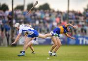 27 July 2016; Shane Bennett of Waterford in action against Paul Maher of Tipperary during the Bord Gáis Energy Munster GAA Hurling U21 Championship Final match between Waterford and Tipperary at Walsh Park in Waterford. Photo by Stephen McCarthy/Sportsfile