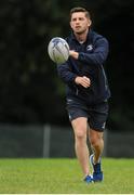 27 July 2016; Leinster Academy player Ian Fitzpatrick takes part in a drill during a Leinster Rugby School of Excellence Camp at King's Hospital in Liffey Valley, Dublin. Photo by Sam Barnes/Sportsfile