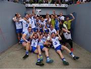 27 July 2016; The Waterford team celebrate after victory in the Bord Gáis Energy Munster GAA Hurling U21 Championship Final match between Waterford and Tipperary at Walsh Park in Waterford. Photo by Stephen McCarthy/SPORTSFILE