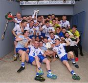 27 July 2016; The Waterford team celebrate after victory in the Bord Gáis Energy Munster GAA Hurling U21 Championship Final match between Waterford and Tipperary at Walsh Park in Waterford. Photo by Stephen McCarthy/Sportsfile