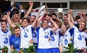 27 July 2016; Waterford players celebrate with the cup following the Bord Gáis Energy Munster GAA Hurling U21 Championship Final match between Waterford and Tipperary at Walsh Park in Waterford. Photo by Stephen McCarthy/Sportsfile