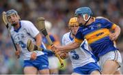 27 July 2016; Paul Maher of Tipperary in action against Peter Hogan of Waterford  during the Bord Gáis Energy Munster GAA Hurling U21 Championship Final match between Waterford and Tipperary at Walsh Park in Waterford. Photo by Eóin Noonan/Sportsfile