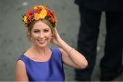 28 July 2016; Blathnaid O'Donoghue, from Millstreet, Co Cork, at the Galway Races in Ballybrit, Co Galway. Photo by Cody Glenn/Sportsfile